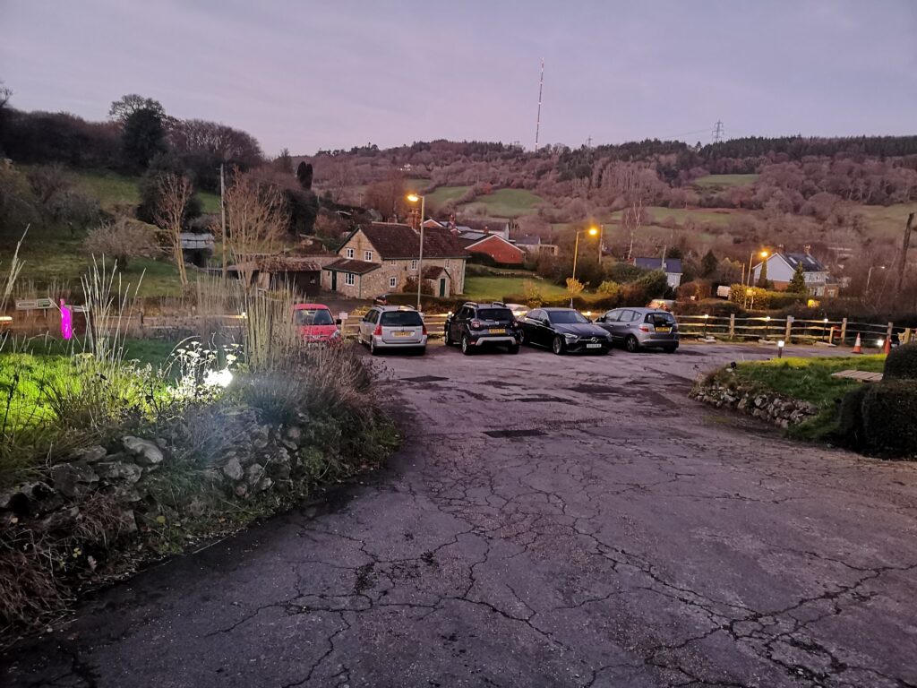 Car Park at dusk